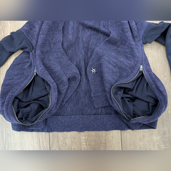 lululemon athletica wrap It Up Sweater Deep Purple Cardigan - Picture 13 of 15